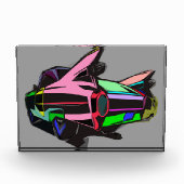 Colored cadillac fotoblock (Vorderseite)