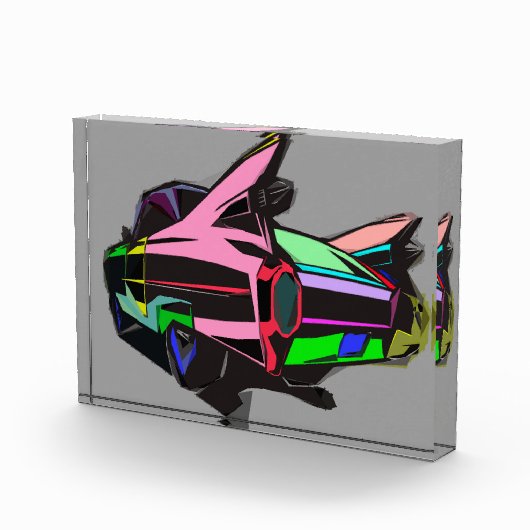 Colored cadillac fotoblock (Rechts)