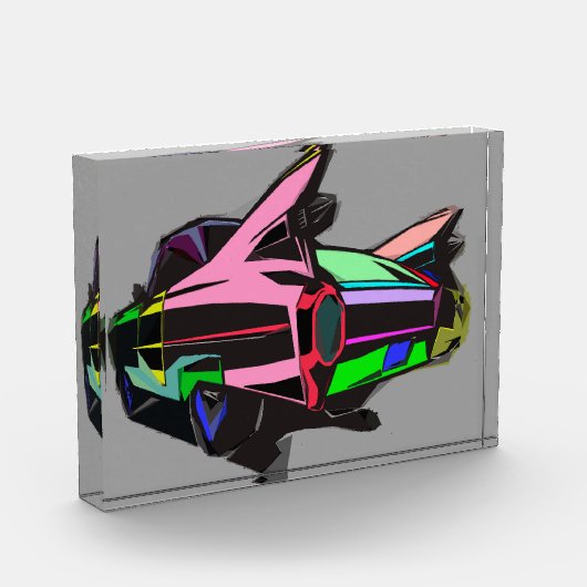 Colored cadillac fotoblock (Links)