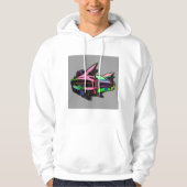 Colored cadillac hoodie (Vorderseite)