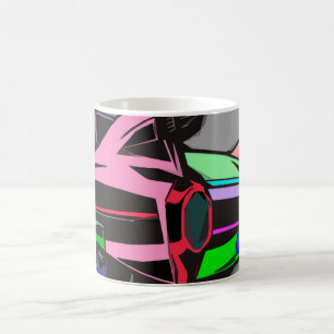 Colored cadillac kaffeetasse