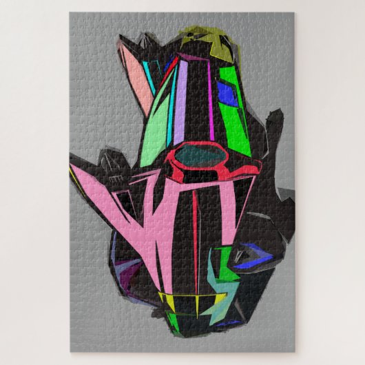 Colored cadillac puzzle (Vertikal)