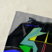 Colored cadillac strandtuch (Beispiel)