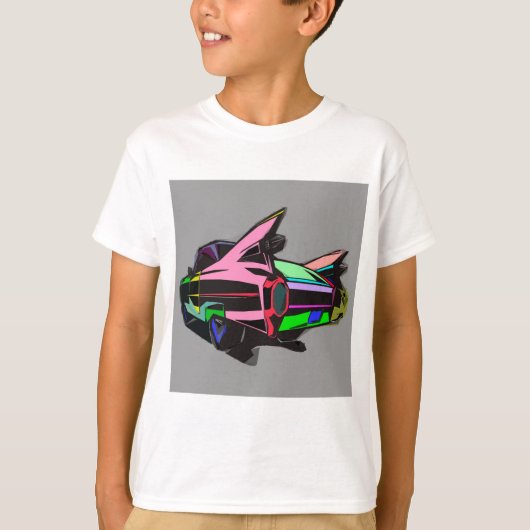 Colored cadillac T-Shirt (Vorderseite)