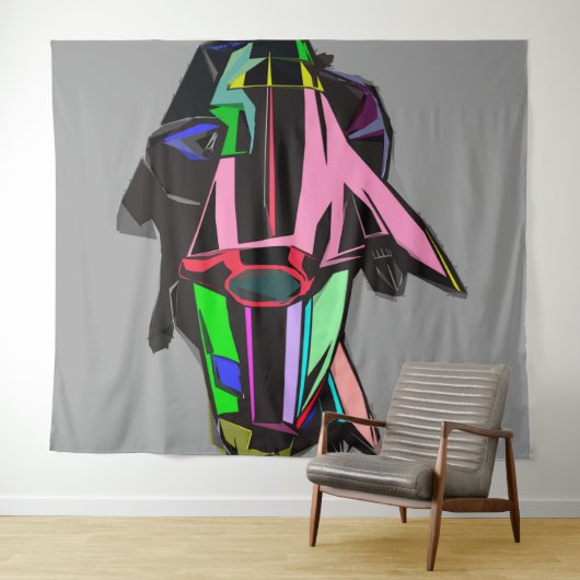 Colored cadillac wandteppich (Beispiel (Horizontal))