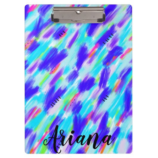 Colored Chaos Clipboard Klemmbrett (Vorderseite)