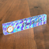 Colored Chaos Desk Name Plate Namensplakette (Seite)