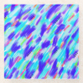 Colored Chaos Glass Untersetzer (Vorderseite)