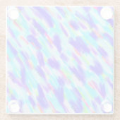 Colored Chaos Glass Untersetzer (Rückseite)