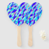 Colored Chaos Hand Fan Fächer (Vorne und Hinten)