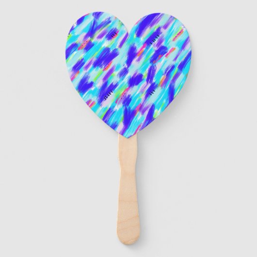 Colored Chaos Hand Fan Fächer (Vorderseite)