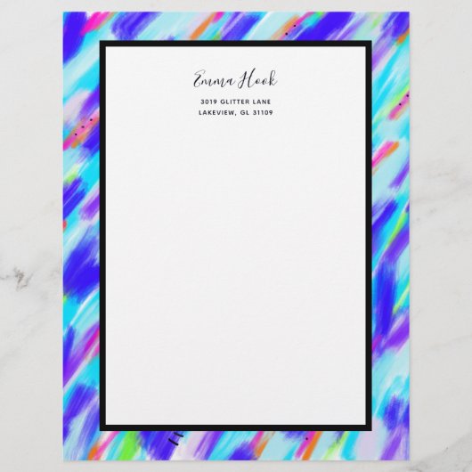 Colored Chaos Letterhead Briefbogen (Vorderseite)