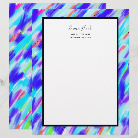 Colored Chaos Letterhead Briefbogen (Vorne/Hinten)