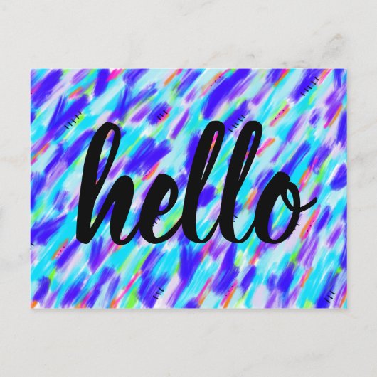 Colored Chaos Postkarte (Vorderseite)