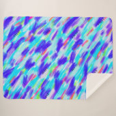 Colored Chaos Sherpa Blanket Sherpadecke (Vorderseite (Horizontal))