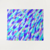 Colored Chaos Tapestry Wandteppich (Vorderseite (Horizontal))