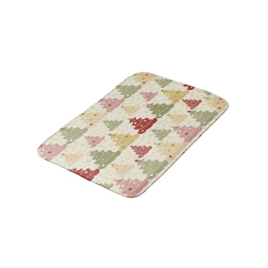 Colored Christmas Badematte (Schrägansicht)