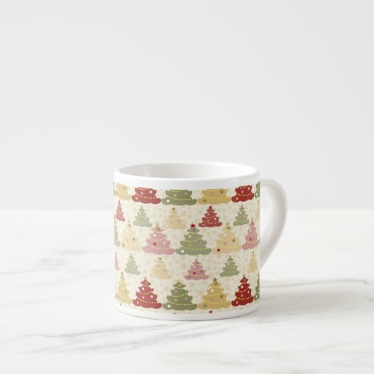 Colored Christmas Espressotasse (Vorderseite Rechts)