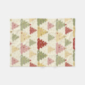 Colored Christmas Fleecedecke (Vorderseite (Horizontal))