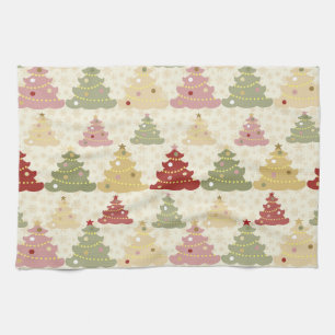 Colored Christmas Geschirrtuch