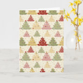 Colored Christmas Karte (Gelbe Blume)