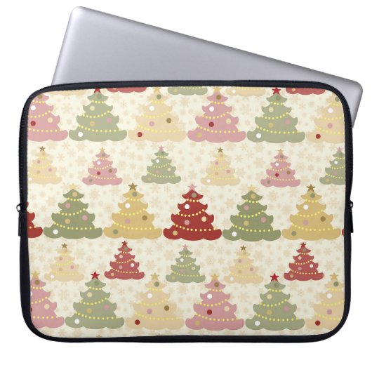 Colored Christmas Laptopschutzhülle (Vorderseite)