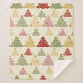 Colored Christmas Sherpadecke (Vorderseite)
