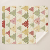 Colored Christmas Sherpadecke (Vorderseite (Horizontal))