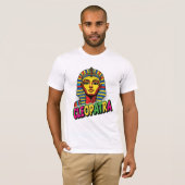 Colored Cleopatra T-Shirt | Ancient Egyptian Queen (Vorne ganz)