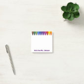 Colored Crayons Post-it Klebezettel (Büro)