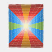 Colored Cube Fleecedecke (Vorderseite)