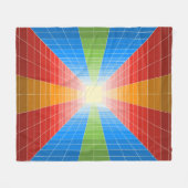 Colored Cube Fleecedecke (Vorderseite (Horizontal))