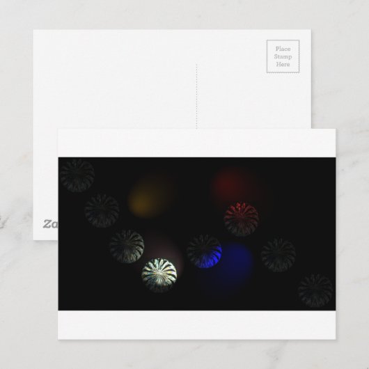 Colored Cystal Imager Postkarte (Vorne/Hinten)