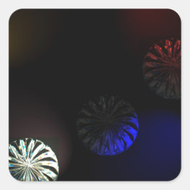 Colored Cystal Imager Quadratischer Aufkleber