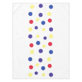 Colored dots – bunte Punkte bunt gepunktet Tischdecke (Vorderseite)