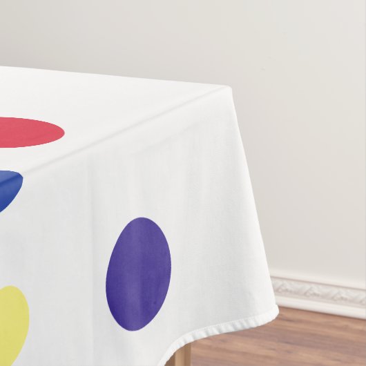Colored dots – bunte Punkte bunt gepunktet Tischdecke (Beispiel)