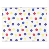 Colored dots bunte Punkte gepunktet Tischdecke (Vorderseite (Horizontal))