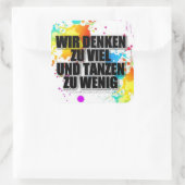 Colored Feiern Verbindet Sticker (Tasche)