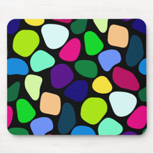 Colored Flat Stone Mosaik I + Ihre Ideen Mousepad