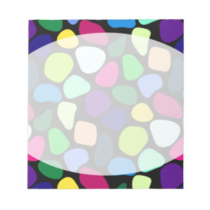 Colored Flat Stone Mosaik I + Ihre Ideen Notizblock