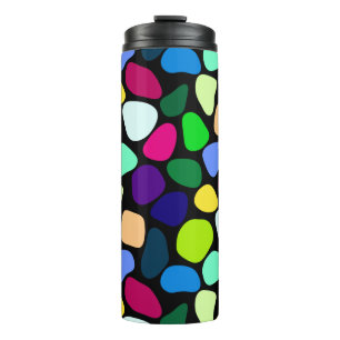 Colored Flat Stone Mosaik I + Ihre Ideen Thermosbecher