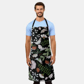 Colored hand painted seamless pattern with flowers schürze (Getragen)