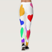 Colored Hearts Leggings (Rückseite)