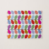 Colored Leaf Art Puzzle (Horizontal)