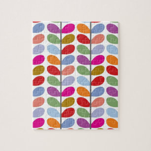 Colored Leaf Art Puzzle