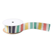 Colored Lines Satin Ribbon Satinband (Spule)