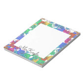 "Colored Mandala" Notizblock (Rotiert)