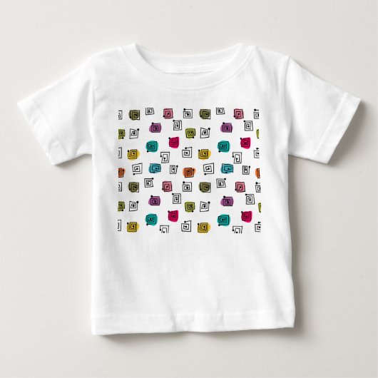 Colored Mazes Baby T-shirt (Vorderseite)