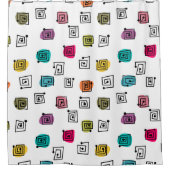 Colored Mazes Duschvorhang (Vorderseite)