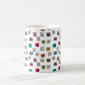 Colored Mazes Kaffeetasse (Mittel)